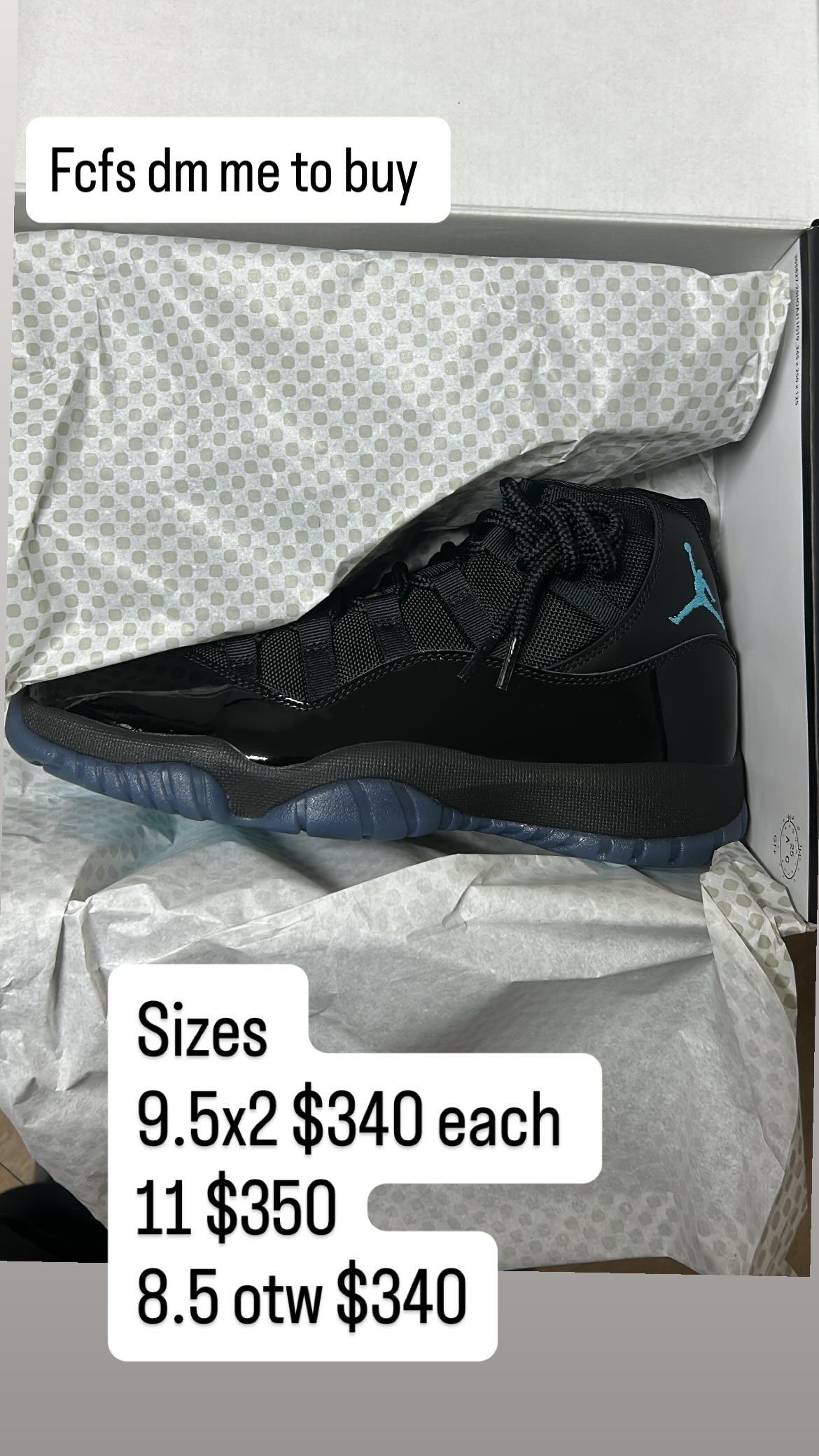 Jordan 11 Gamma 2025 Read Description