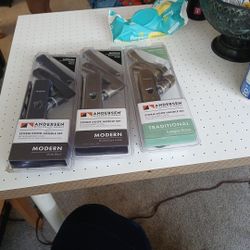 Anderson Storm Door Handle Set With Deadbolts Locks 3of Them 