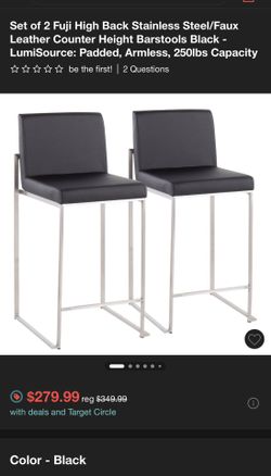 Leather Barstool Chairs
