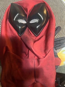 Deadpool Costume Mask and jumpsuit