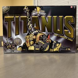 🔥 Limited Edition Black & Gold Legacy Titanus – Mighty Morphin Power Rangers (Collector’s Item) 🔥