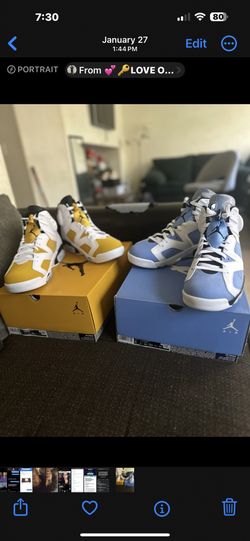 Jordan 6 Package!!! Sz 12 (Plz Read Description)