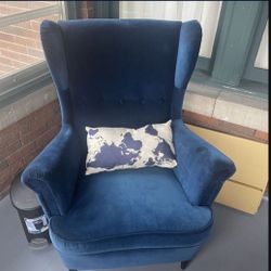 Ikea Blue Accent ArmChair 