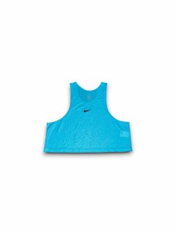 Nike Scrimmage Mesh Vest Tank Soccer Football One Men’s OSFA Logo Blue Dri-fit