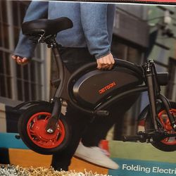 Jetson Bolt Electric Folding Bike (Brand New) with Cargo Basket (Brand New)