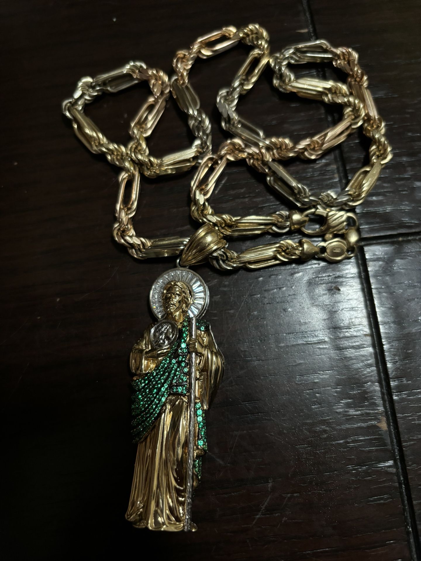 San Judas Gold Chain