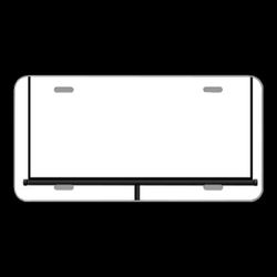 License Plate Novelty Car Front Screen Projector Tripod Business