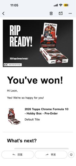 2026 Topps Chrome Formula 1 Hobby Box