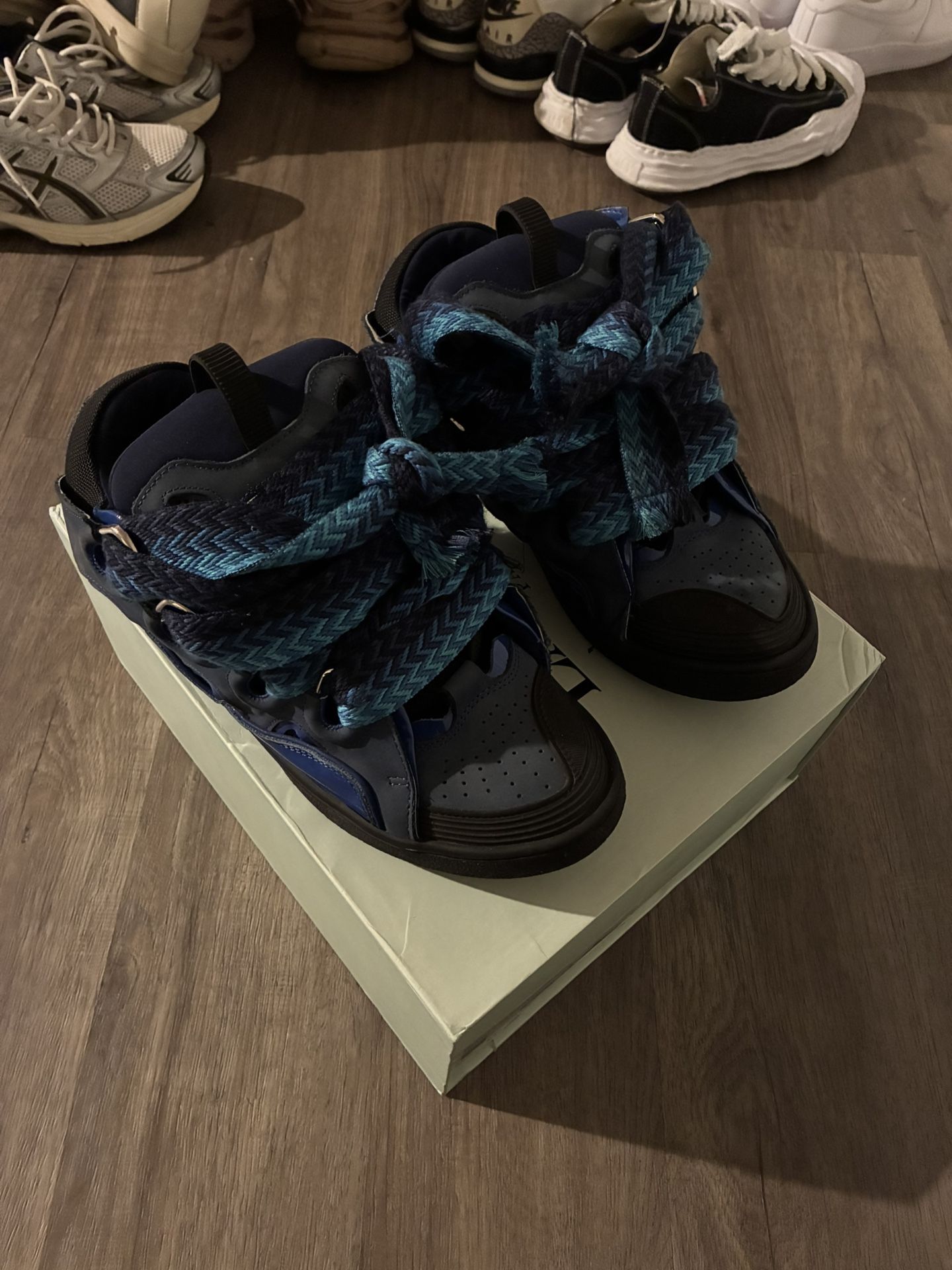 Blue Lanvin Curb