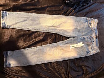 Purple jeans