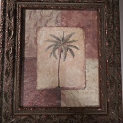Palm Tree Framed Art