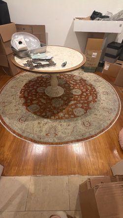 Indian round rug