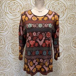 Gudrun Sjöden "Farila" folk bird sweater