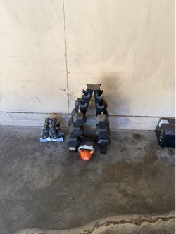 Dumbbell set for sale 10,15 and 25  and more