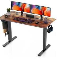 Electric Standing Desk, 48 x 24in Adjustable Height Electric Stand up Desk