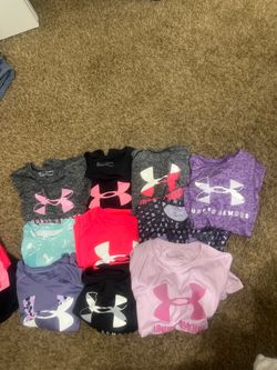 Lot of Girls XL under armour clothes