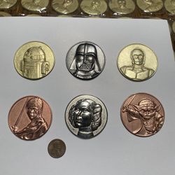 Vintage Star Wars Coins. 236 total. $750 For All 