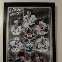 San Jose Sharks Vintage 2010 Poster