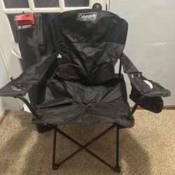 Coleman Camping Chair With Can Cooler And Side Pocket 