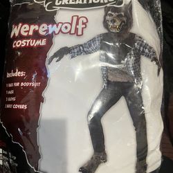 Werewolf Costume For Kid New Size M