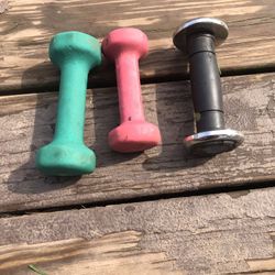 2-3 lbs dumbbells