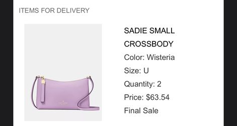 Kate Spade Cross Bodies X2