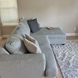 Living Spaces L shaped Couch 