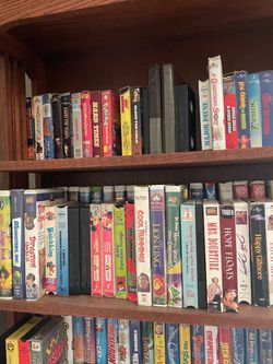 Large Lot of VHS Tapes Collection