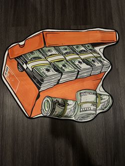 nike money shoe box rug 