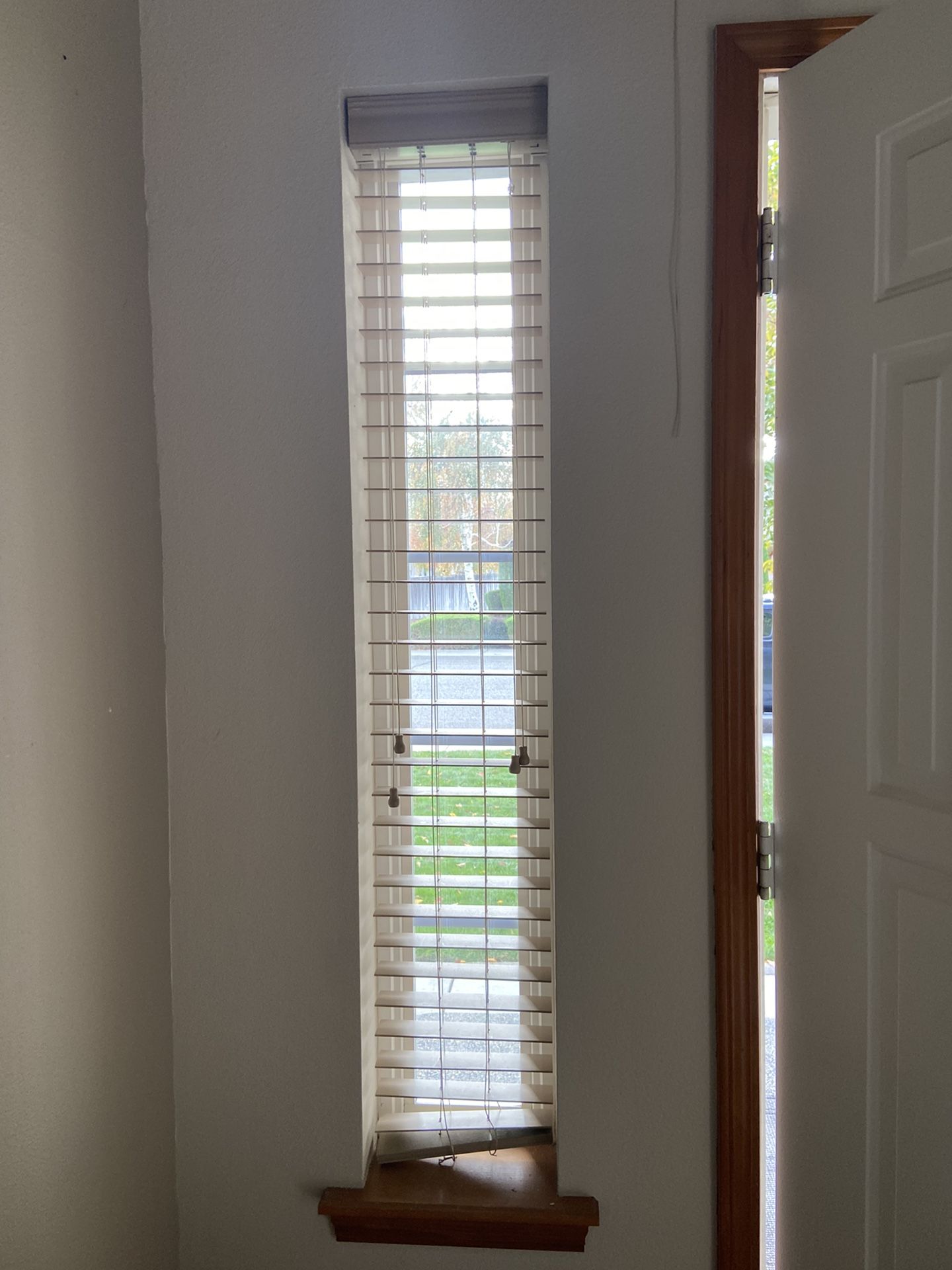 Wood Slat Blinds- Big Lot