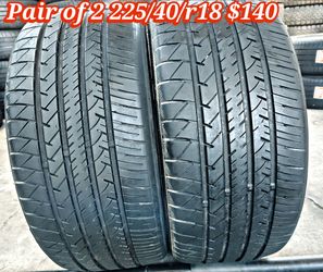 Pair of 2 225/40/r18 ‼️ free instalation and balance ‼️