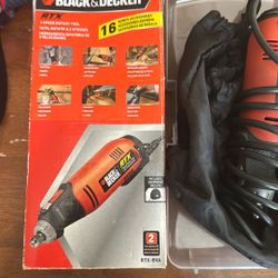 For Sale: Black+Decker Rotary Tool (RTX) with Complete Accessory Kit