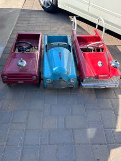 Vintage pedal cars