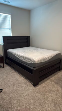Queen Bed Frame( Mattress Included)