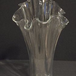 Large Crystal Decorative Vase Royales France