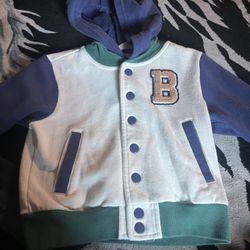 Toddler Bluey Hooded Varsity Jacket