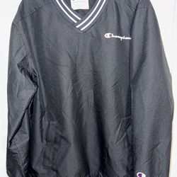 Champion Men's Scout V-Neck Pullover Jacket size M made in Vietnam Vintage!