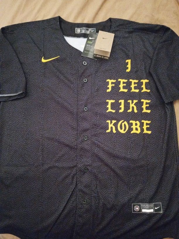 Kobe Bryant Black Mamba Baseball Style Jersey