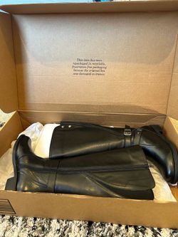 David Tate Saratoga - Extra Wide Calf Black Soft Calf 7 W (D)