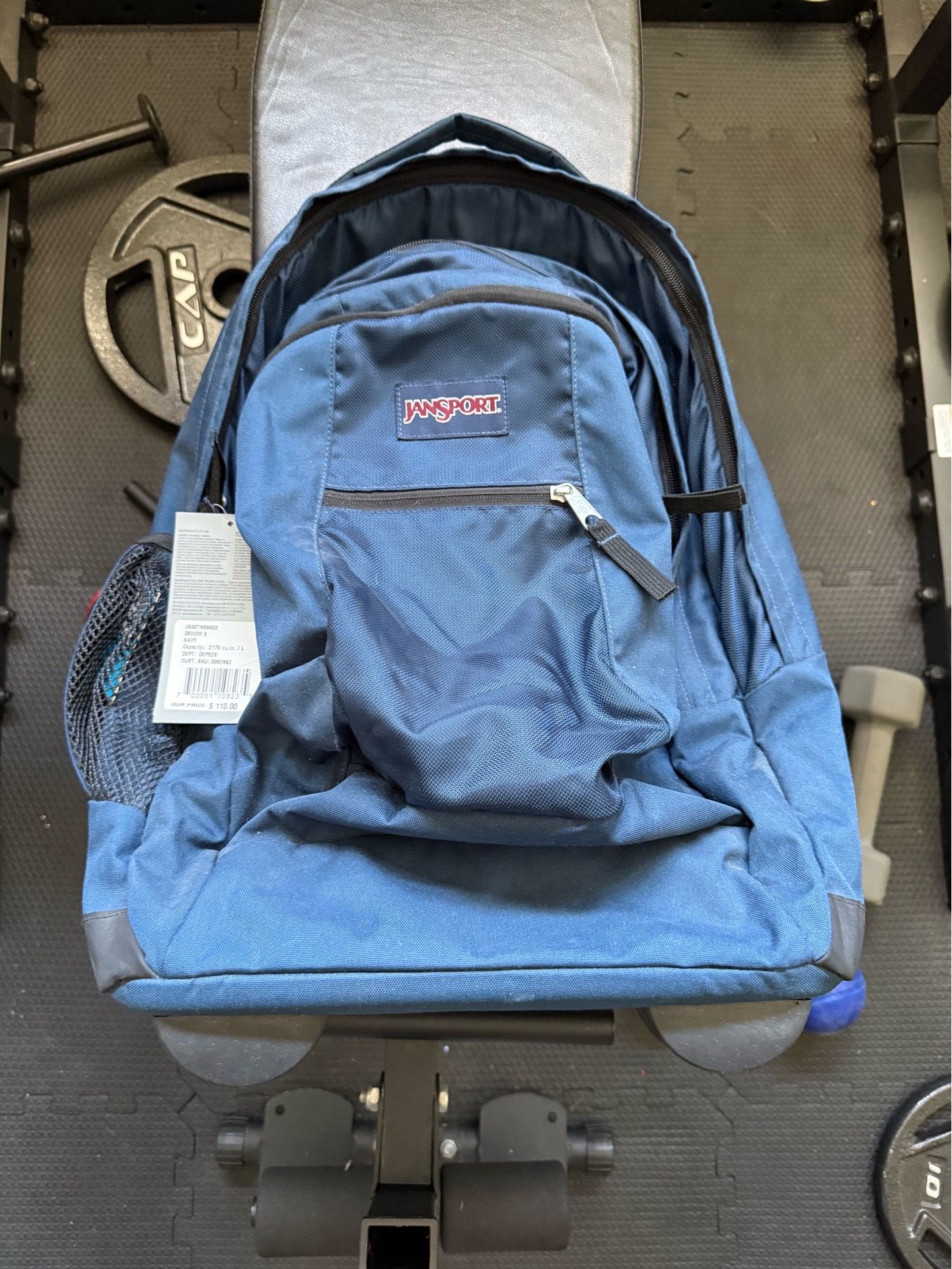 Jansport Roller Driver 8 Roller Backpack Navy Blue