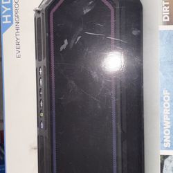 Altec Lansing HydraShock Everythingproof Portable Wireless Bluetooth Speaker, Blk, 20 Hrs Playtime, IP67 Waterproof, LED Lighting