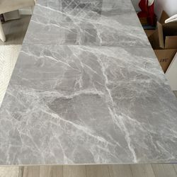 Marble Extendable Table 