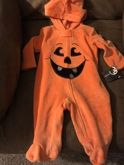 Infant 0-3 months Halloween Hoodie Jumper Costume. Brand New
