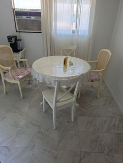 Table and chairs