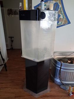 Aquarium Fish Tank with Black Stand
