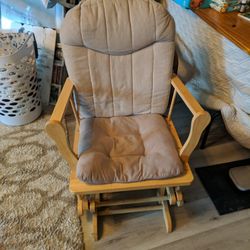 Taupe /Tan Rocking Chair 