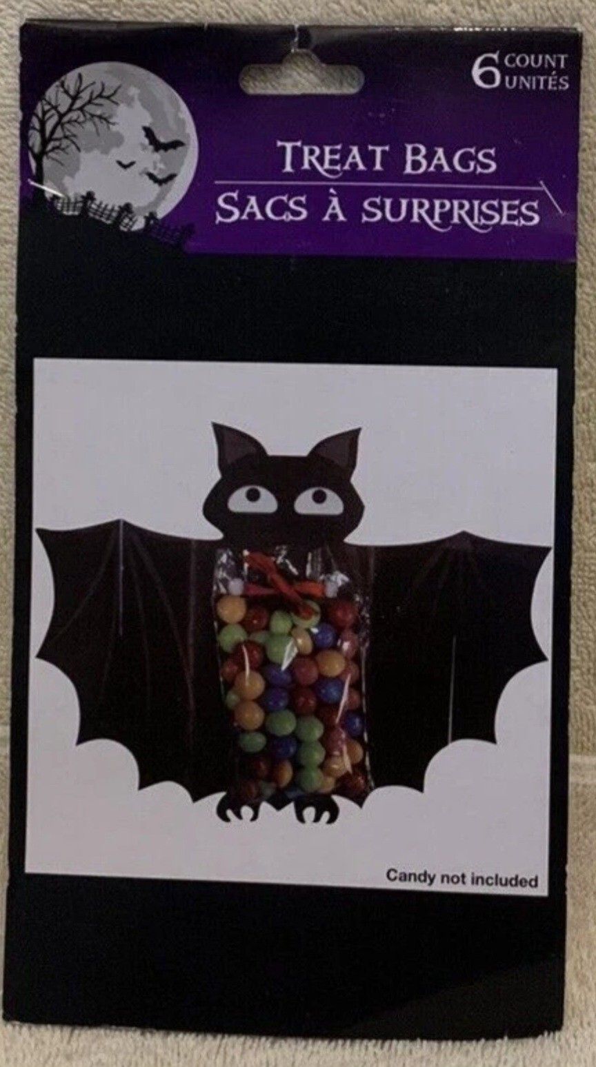 Halloween Bat Treat Bags