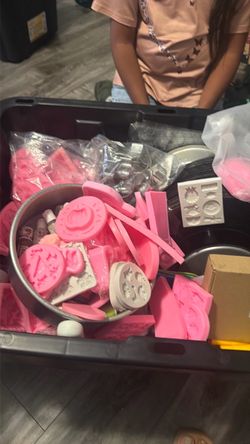 Chocolate molds, cookie cutters, cake air brush kit ect.