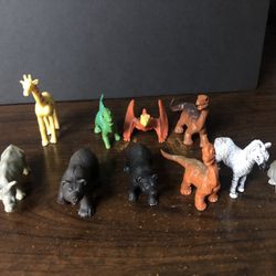 plastic animal toys