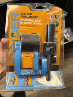 Spyder 2 1/8-in Bi metal Arbored Adjustable Door lock kit Set